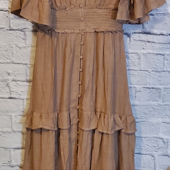 🤎NWOT A. Calin by Flying Tomato Mocha Maxi Dress - Picture 8 of 10